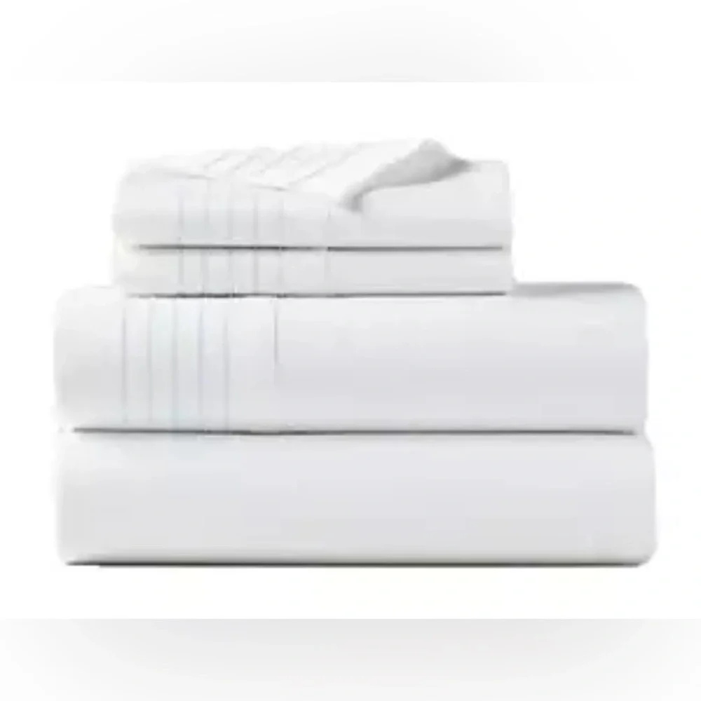 $360 NEW RALPH LAUREN HOME QUEEN FLAT SHEET + STD PILLOWCASE SET 624TC H…